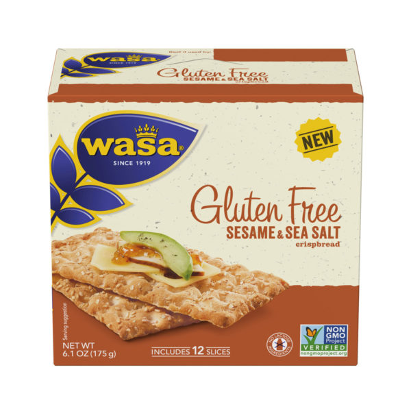 Wasa Gluten Free Sesame & Sea Salt Crispbread